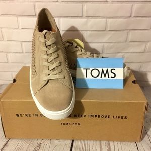 Toms Lenox Oxford Braided Sneakers. Size 8.5 New